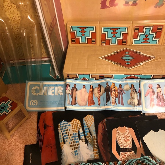 Vintage 1976 Mego Cher’s Dressing Room Playset 100% Complete With Box - Picture 8 of 16